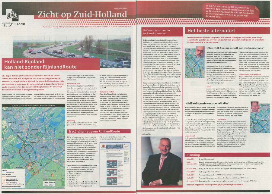 Omstreden Advertentie PZH Rijnlandroute